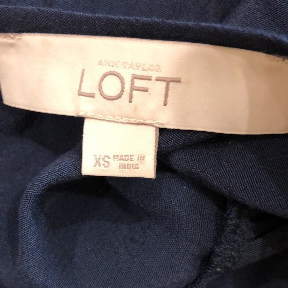 LOFT blue dress size xsmall - Picture 5 of 8